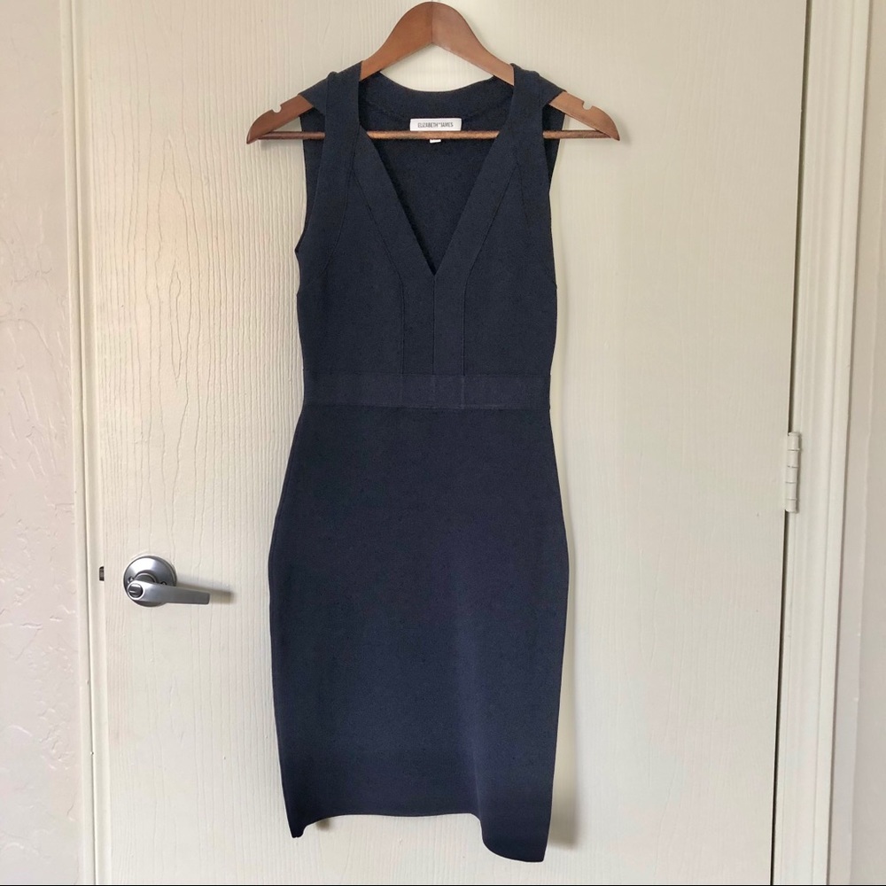 Elizabeth and James bandage dark navy dress XS